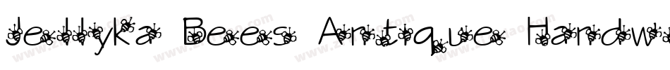 Jellyka Bees Antique Handwriting字体转换